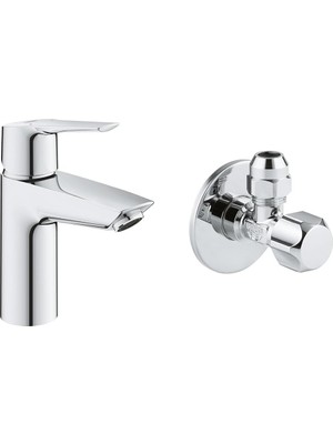 Grohe Start Quickfix Lavabo Bataryası S-Boyut + 2 Adet 55MM Ara Musluk Seti