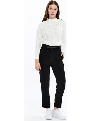 Viole&more Kadın Kanvas Pantolon 590