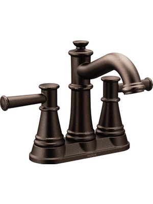 Moen 6401ORB Belfield Iki Saplı Orta Set Banyo Musluğu, Yağla Pürüzsüzleştirilmiş Bronz