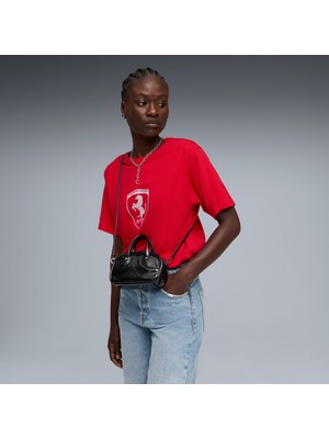 Puma Scuderia Ferrari Kadın Siyah Omuz Çantası (092244-01)