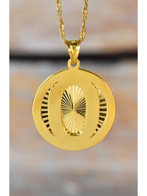 O Harf Kolye Ucu 22 Ayar A075839