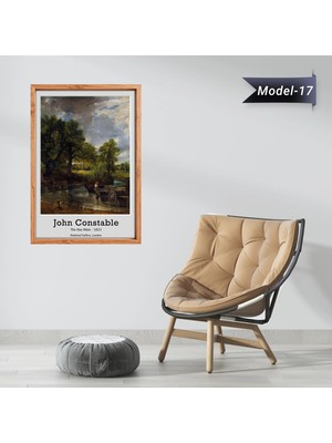 Akıllı Kağıt Saman Arabası Tablo - Poster Dünyaca Ünlü ( Model-17)