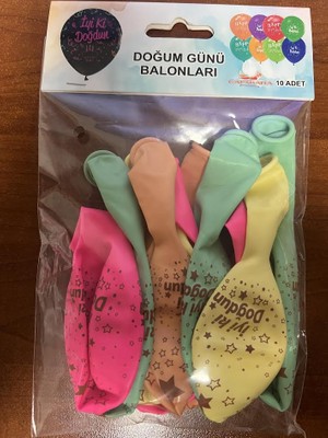 Doğum Günü Balonları 10ADET