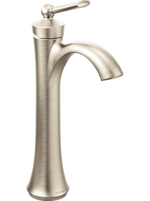 Moen 4507BN Wynford One-Handle Yüksek Arc Gemi Banyo Musluk, Fırçalanmış Nikel
