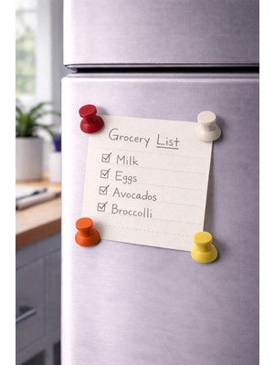 Iğne Buzdolabı Magneti 4'lü Set