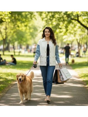 Belirtilmemiş Genel Kadın Kot Kollu Ceket