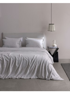 Madame Coco Valenza Çift Kişilik Pamuklu Jakarlı Nevresim Takımı - Gri