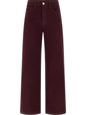 Guess Kadın Bellagio Skinny Fit Pantolon - Bordo