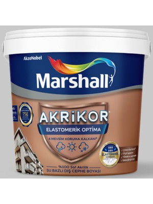 Marshall Akrikor Elastomerik Optima Dış Cephe Boyası Gelin Teli 2,5l