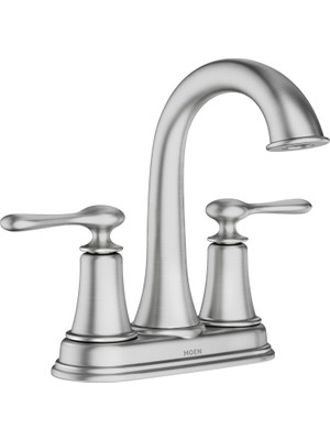 Moen 84092SRN Ellicott 4 "lavabo Bataryası, Spot Dirençli Fırçalanmış Nikel