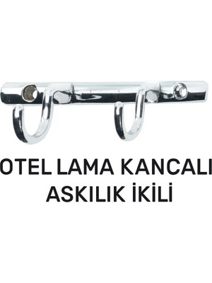 Onno Otel Lama Kancalı Askılık Ikili