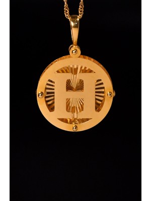 H Harf Kolye Ucu 22 Ayar A064929