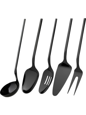 Jumbo 5100 Titanyum Siyah 5 Parça Servis Seti