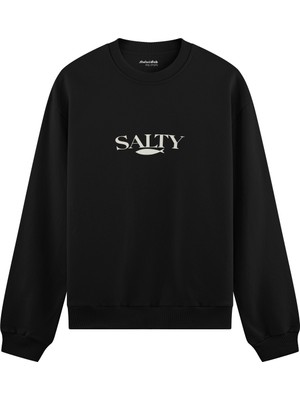 The Lucid Lab Salty Oversize Sweatshirt - Siyah