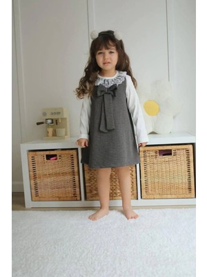 Pantulux Kız Çocuğu Kıyafetli Ikili Set Body Dahil Dantel Detaylı Set KIYAFET-J293-JLB-065