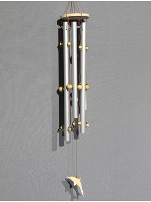 Meks Boncuklu Metal Rüzgar Çanı Model 1