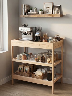 Kukka KWC136 Çok Amaçlı Doğal Ahşap 3 Katlı Raf – Mutfak & Banyo Düzenleyici