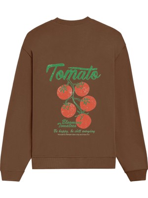 The Lucid Lab Tomato Oversize Sweatshirt - Kahverengi