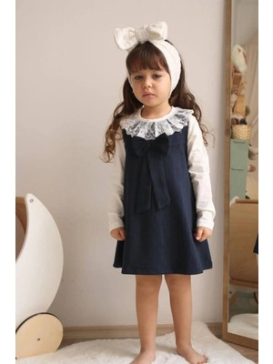 Pantulux Kız Çocuğu Kıyafetli Ikili Set Body Dahil Dantel Detaylı Set KIYAFET-J293-JLB-065