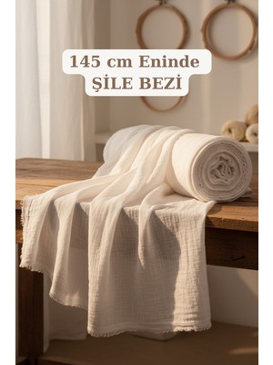 Morlay %100 Pamuklu Beyaz Şile Bezi Kumaş , Organik Yıkanmış Pamuklu Şile Bezi