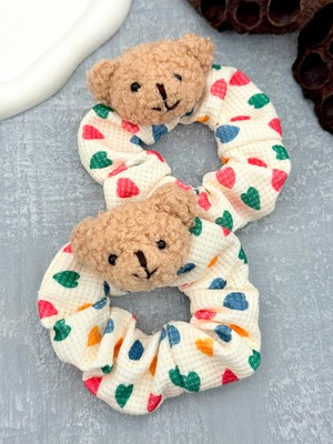 Ayıcık Figürlü Simit Lastik Toka