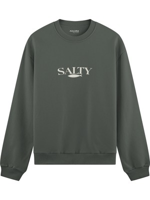 The Lucid Lab Salty Oversize Sweatshirt - Antrasit