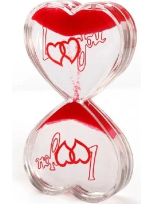 Meks Kalp Şeklinde Jel Kum Saati