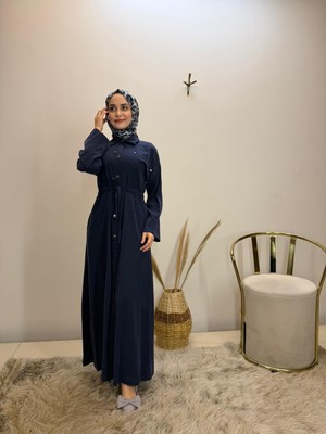 JOOQSTORE Metal Düğmeli Elbise