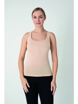 Confeo Kadın Modal Geniş Askılı Tulum Atlet C801-033