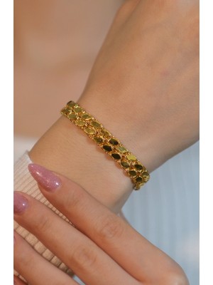 Pullu Zincir Bileklik 22 Ayar A079067