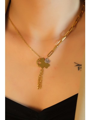 Püsküllü Yonca Bileklik 22 Ayar A072104