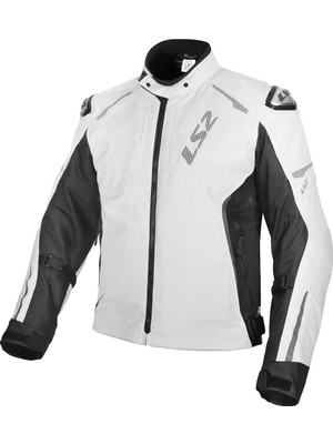 Ls2 Zoom H2O Su Geçirmez Motosiklet Mont Gri-Siyah 3XL Özel Konfor ve Güvenlik