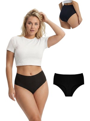 New Lilla 308-1 Yüksek Bel Kadın Dikişsiz Lazer Bato Külot