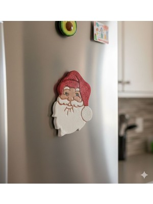  el yapımı noel baba magnet