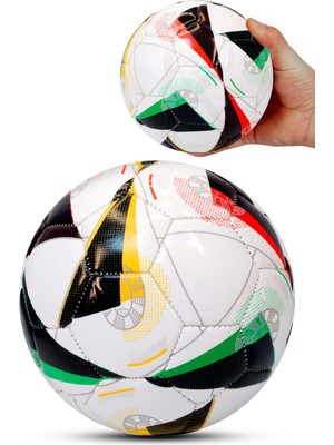Telvesse Hentbol Topu Renkli Euro Parlak Katmanlı Çocuk Mini Futbol Topu No:1 Iç Mekan Minik Top F88