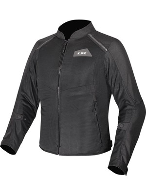 Ls2 Breeze Kadın Mont Siyah Nefes Alabilir Polyester Malzeme ile Yaz İçin Tasarlandı