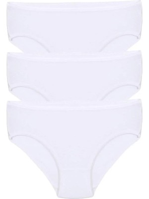 Beruflic Kız Çocuk 3'lü Beyaz Külot