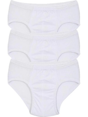 Beruflic Erkek Çocuk 3'lü Beyaz Külot