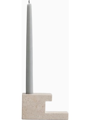 101 Copenhagen Brick Low Mermer Tasarım Mumluk, Lüks Dekoratif Sanatsal Obje