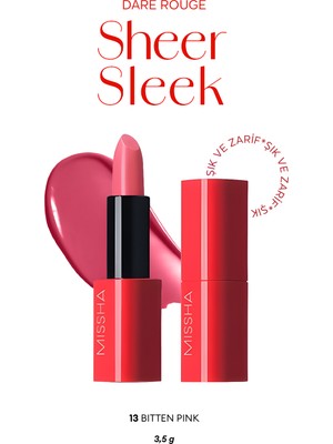 DARE ROUGE SHEER SLEEK [NO.13]