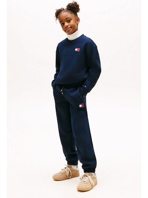 Tommy Hilfiger Unisex Çocuk Heritage Flag Set Eşofman Takımı - Lacivert