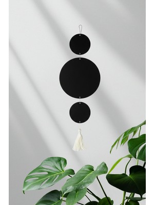 Home All Ahşap Geometrik Duvar Süsü | Bohem Tarz Minimalist Duvar Dekoru