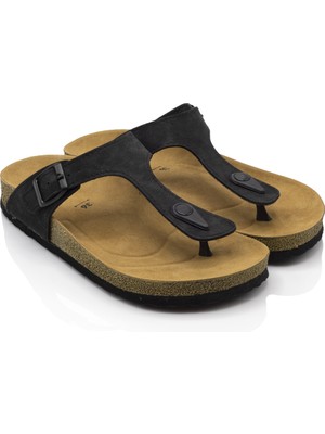 Twigy Mada Kadın Parmak Arası Terlik Siyah 36/40