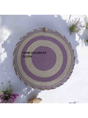 Home Decors By Özlem Çiçek Runner Hasır Dekoratif Örtü Hasır Örtü Runner Masa Örtüsü El Emeği Handmade