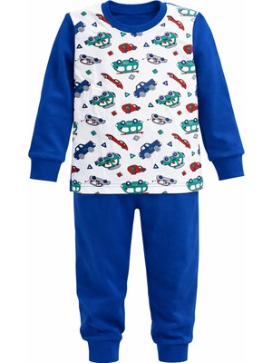 Remsa Erkek Çocuk Pamuklu Desenli Pijama Takımı 6068-21 SAKS02