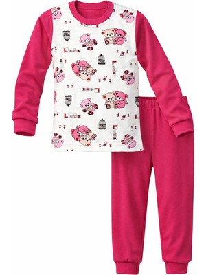 Remsa Erkek Çocuk Pamuklu Desenli Pijama Takımı 6068-19 FUŞYA03
