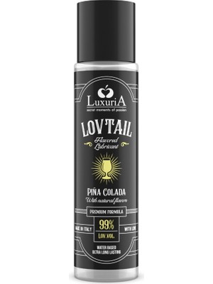 İntimateline Luxuria Lovtail Pina Colada Tatlı Kokteyl Aromalı 60 ml Su Bazlı Kayganlaştırıcı Jel