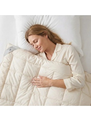 10,5 Tog %100 İngiliz Yünü Dolgulu Battal Boy Yorgan - Wooly Pure Serisi
