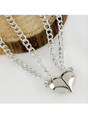 Zero Land Matrixzn Kalp Figürlü Kolye - Gümüş Rengi