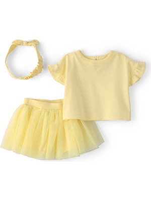 Carter's Kız Bebek Alt Üst Set 3 Ay-24 Ay Sarı
